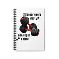 Stronger every day Spiral Notebook