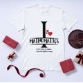 I love Mathematics Personalized T Shirt