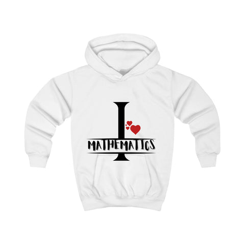 I love Mathematics Personalized Kids Hoodie