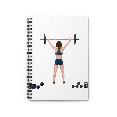 Gym Girl Spiral Notebook