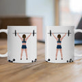 Gym Girl Ceramic Mug, (11oz, 15oz)